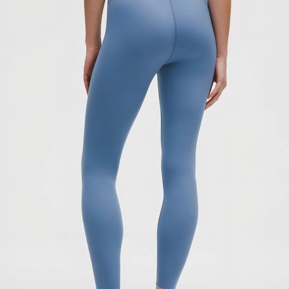 NWT LULULEMON Glow Up HR Tight 25" Washed Denim 6 - Picture 2 of 7